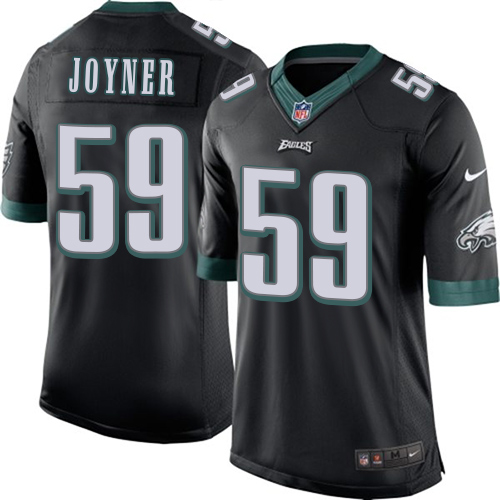 Youth Elite Seth Joyner Nike Jersey Black Alternate - #59 NFL Philadelphia Eagles